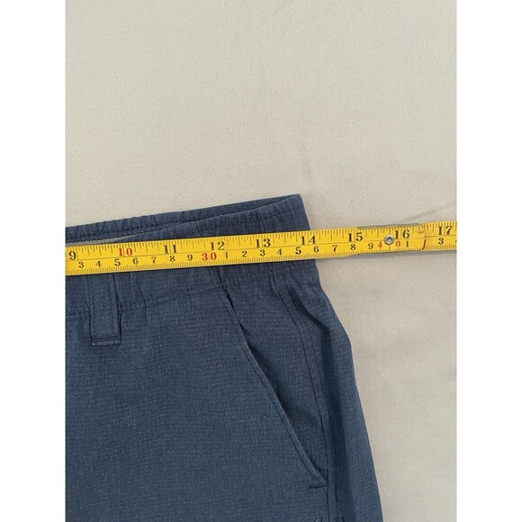 Under Armor Shorts Men Size 30 Blue Flat Front Chino (Actual 28”) - Picture 3 of 7